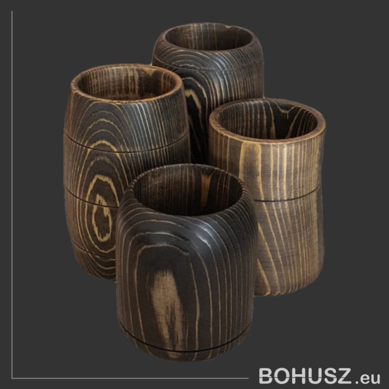 Nowe wzory kubków i wazonów drewnianych